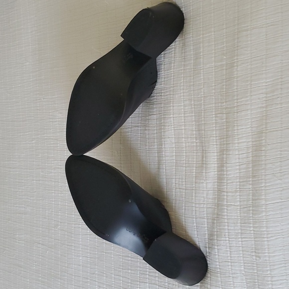 Frye Black Leather Mules, HP PICK ❤️❤️❤️ NEW in BOX NIB - Picture 8 of 12